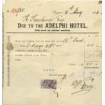 Adelphi Hotel Reçu